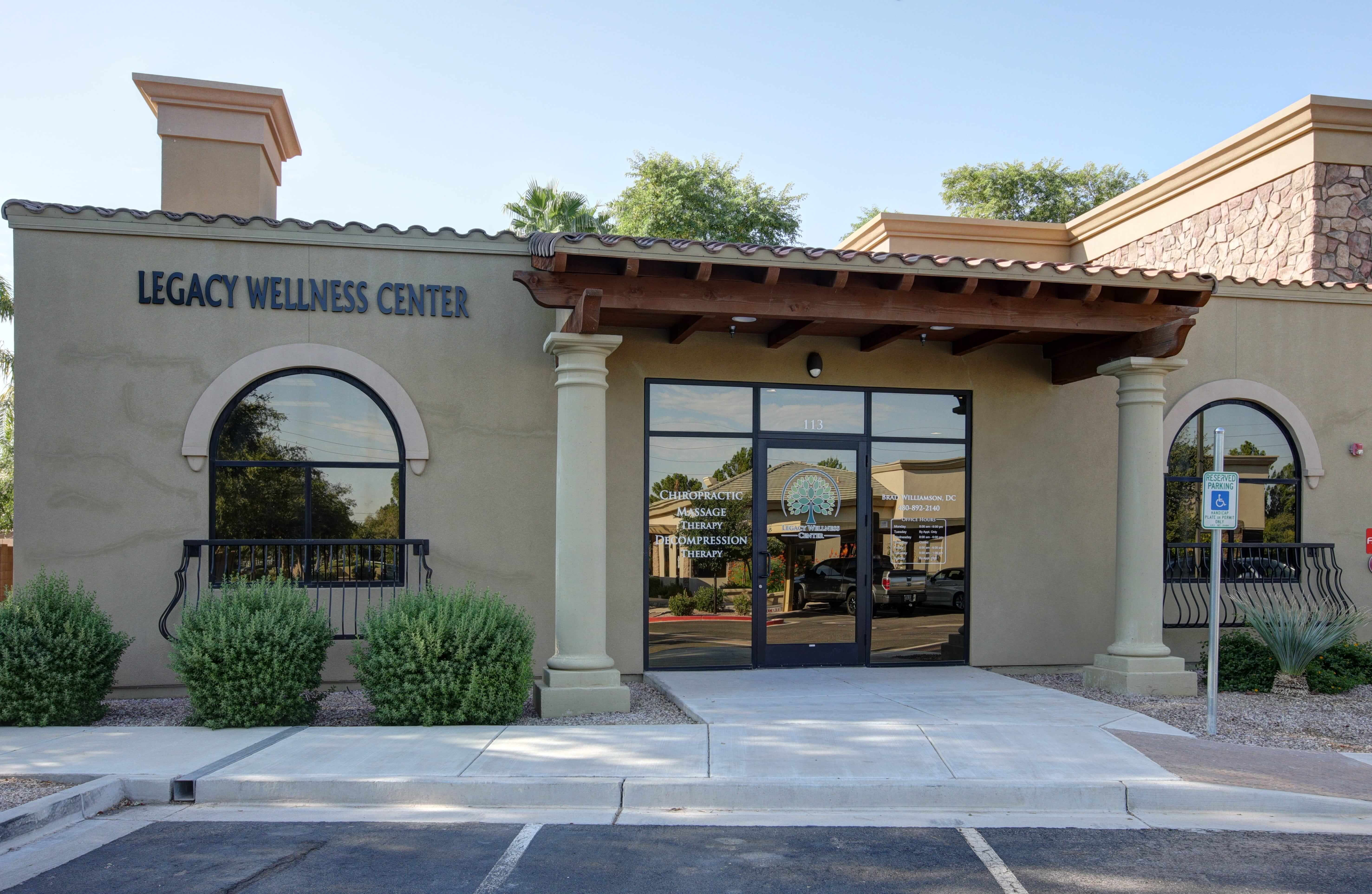 Legacy Wellness Center AZ — front entrance