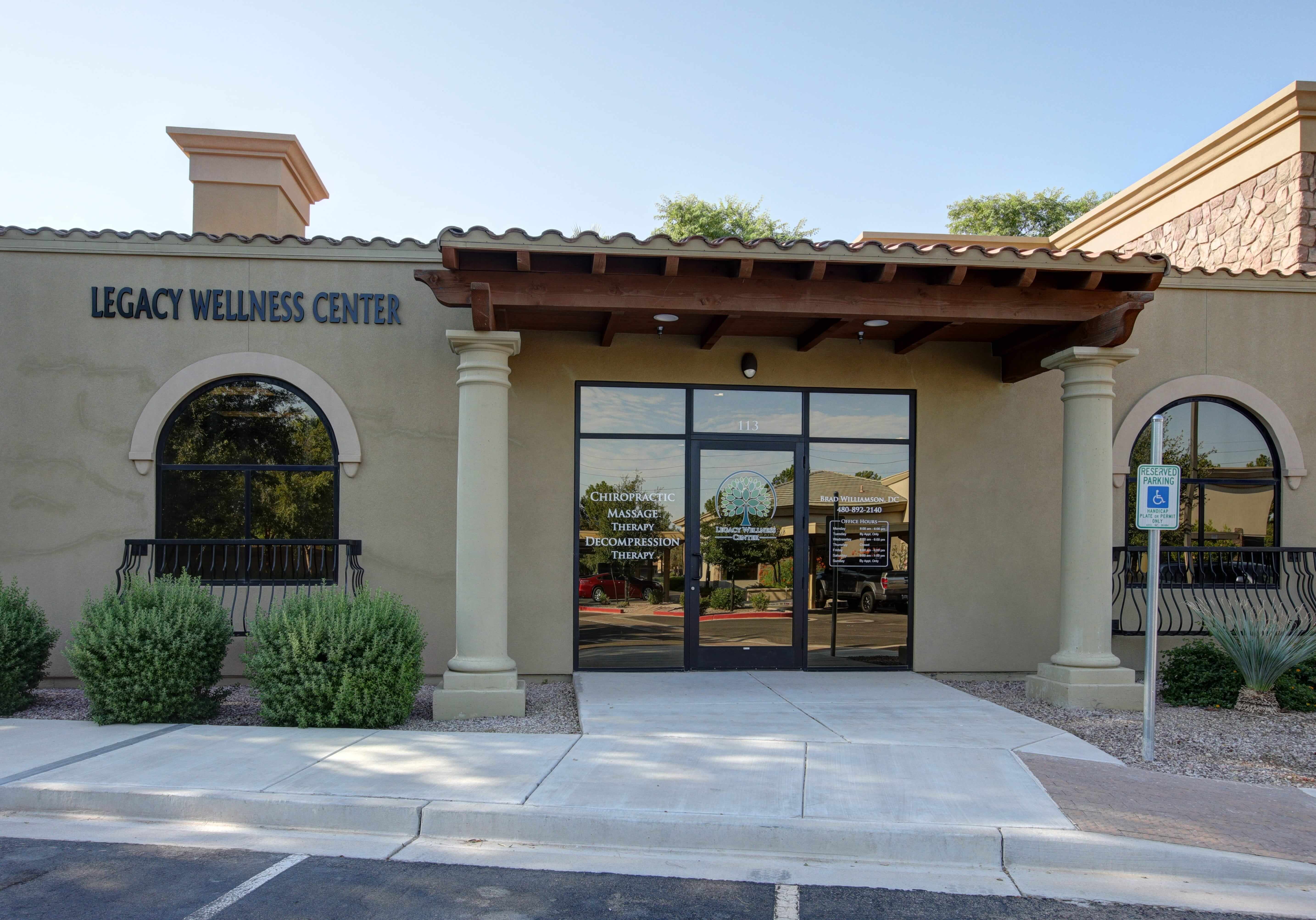 Legacy Wellness Center AZ — front entrance
